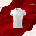 V nyakkivágású unisex póló 3-as csomag