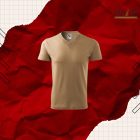 V nyakkivágású unisex póló 3-as csomag