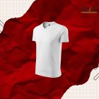 V nyakkivágású unisex póló 3-as csomag