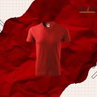 V nyakkivágású unisex póló 3-as csomag