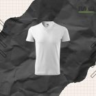 V nyakkivágású unisex póló 3-as csomag