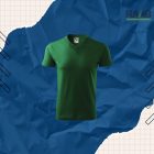 V nyakkivágású unisex póló 3-as csomag