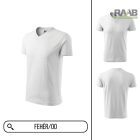 V nyakkivágású unisex póló