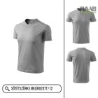 V nyakkivágású unisex póló