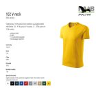V nyakkivágású unisex póló