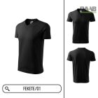 V nyakkivágású unisex póló