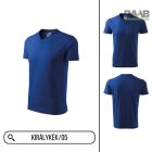 V nyakkivágású unisex póló