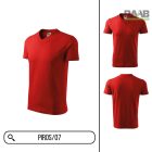 V nyakkivágású unisex póló