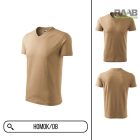 V nyakkivágású unisex póló