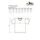 Heavy V-nyakas unisex póló 3XL-es méretben