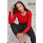 Slim Női hosszu ujjú poló 3XL méretben 