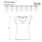 Fit V-nyakas női póló