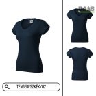 Fit V-nyakas női póló