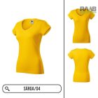 Fit V-nyakas női póló