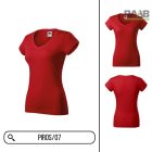Fit V-nyakas női póló