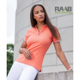 Focus női galléros póló fekete színben