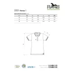 Focus női galléros póló fekete színben