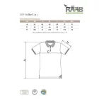 Collar up galléros női póló 