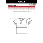 HV runway unisex galléros póló S-2XL méretig