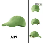 6 paneles unisex sapka 