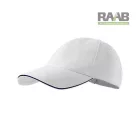 6 paneles unisex sapka csíkdekorral