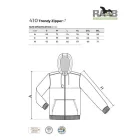 Trendy zipper férfi kardigán 2XL méretig