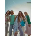 Trendy zipper női kardigán XS méretben