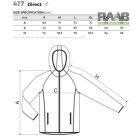 Direct polár férfi pulóver 2XL piros