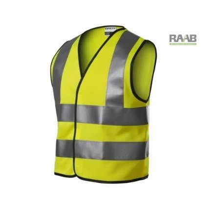 6-8 éves gyermek méretű  HV Bright jólláthatósági mellény