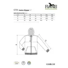 Camo zipper férfi felső 3XL méretben