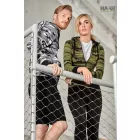 Camo zipper férfi felső S-2XL méretig