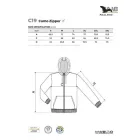 Camo zipper férfi felső S-2XL méretig