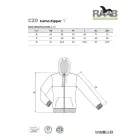 Camo zipper női felső