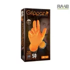 Eldobható kesztyű GRIPPAZ246 Narancs 50 db