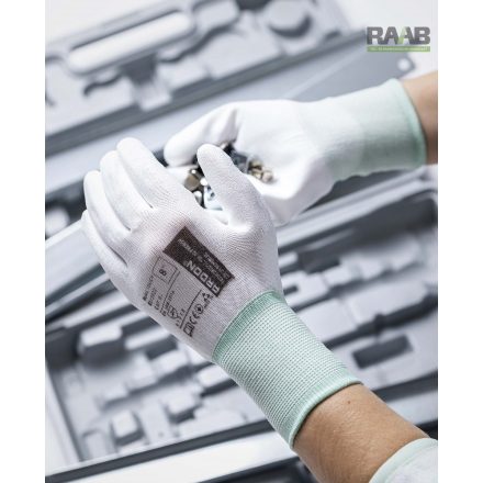 PURETOUCH WHITE Mártott kesztyű
