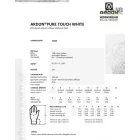 PURETOUCH WHITE Mártott kesztyű