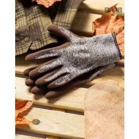 Félig mártott NATURE TOUCH barna kesztyű