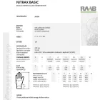 NITRAX BASIC Mártott kesztyű