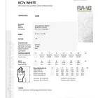 XC7e WHITE Mártott kesztyű - 240 pár