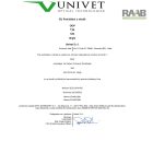 UNIVET 5X3 5-ös hegesztő szemüveg