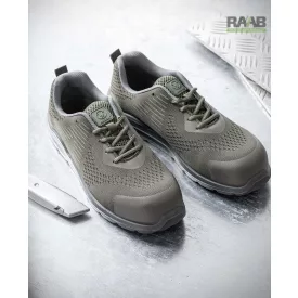 FLYTEX O1 munkacipő khaki színben