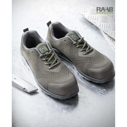 FLYTEX O1 munkacipő khaki színben