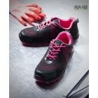 FLYTEX ESD S1P munkavédelmi cipő, rózsaszín