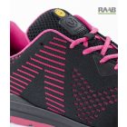 FLYTEX ESD S1P munkavédelmi cipő, rózsaszín