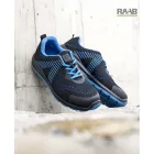FLYTEX O1 munkacipő fekete/kék