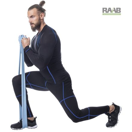 NAVI gyapjú/poliészter funkcionális felső fekete-kék