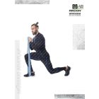 NAVI gyapjú/poliészter funkcionális felső fekete-kék