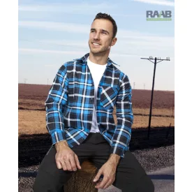 JONAH flanel ing -kék