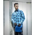 Urban flanel ing - kék