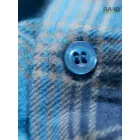 Urban flanel ing - kék